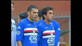 Sampdoria-Empoli 2-0 Serie A 05-06 14' Giornata