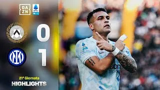 DECIDE LAUTARO a Udine, nerazzurri in FUGA: Udinese-Inter | Serie A Enilive | DAZN Highlights