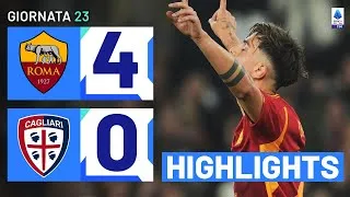 ROMA-CAGLIARI 4-0 | HIGHLIGHTS | 23ª GIORNATA | SERIE A TIM 2023/24
