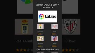 LaLiga &amp; Serie A Predictions | February 15, 2026 | Football Simulator Results