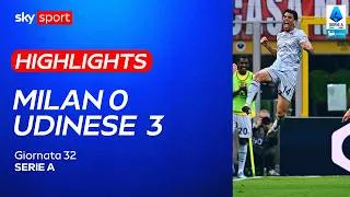 Milan-Udinese 0-3: gol e highlights | Serie A