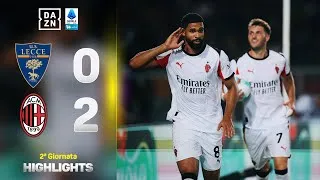 LOFTUS-CHEEK e PULISIC, prima gioia per ALLEGRI: Lecce-Milan 0-2 | Serie A Enilive | DAZN Highlights