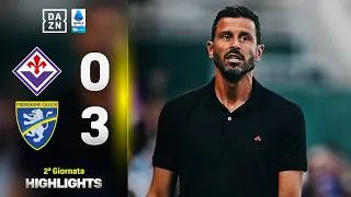 CROLLO VIOLA, FROSINONE SHOW a FIRENZE: Fiorentina-Frosinone 0-3 | Serie A Enilive | DAZN Highlights