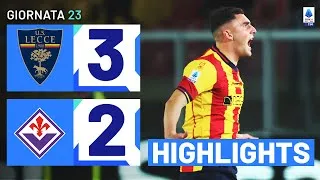 LECCE-FIORENTINA 3-2 | HIGHLIGHTS | 23ª GIORNATA | SERIE A TIM 2023/24