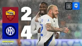 THURAM, show, POKER e controrimonta: Roma-Inter 2-4 | Serie A TIM | DAZN Highlights