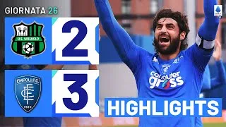 SASSUOLO-EMPOLI 2-3 | HIGHLIGHTS | 26ª GIORNATA | SERIE A TIM 2023/24